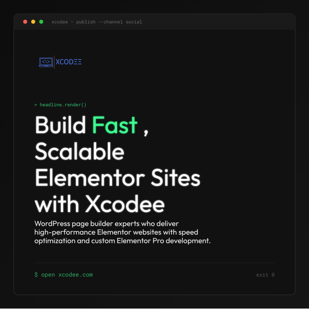 Elementor Website Development: Building Fast, Scalable Sites with WordPress