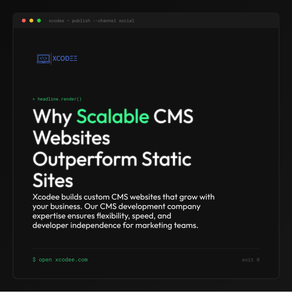 Why Choose a CMS Development Company for Scalable Business Websites