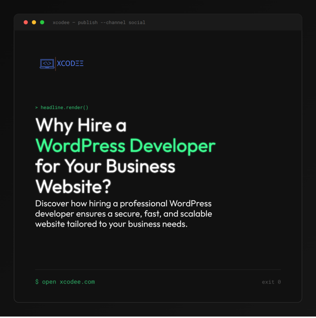 Choosing a WordPress Development Company for Business Websites
